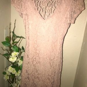 Baby pink dress / formal